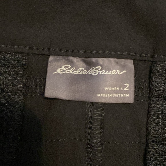 Eddie Bauer Hiking pants woman’s size 2 black convertible nylon - Picture 6 of 11